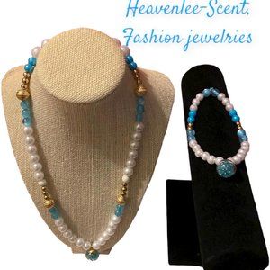Heavenlee-Scent, glamour ladies, sky blue fashion jewelry